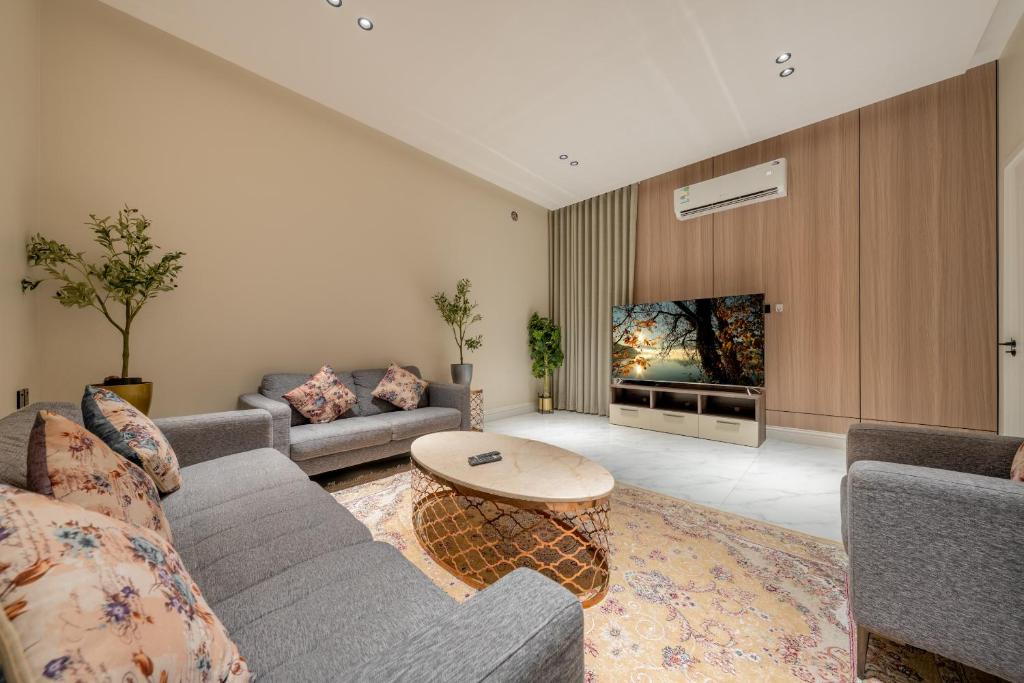 Riyadh Apartment | شقة فاخرة غرفة وصالة بالعارض دخول ذاتي ٦
