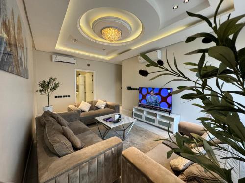 Riyadh Apartment | شقة فاخرة ٣ غرف وصالة دخول ذاتي ٩