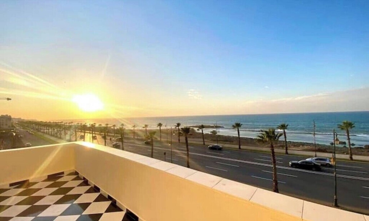 Diour Jamaa Apartment | 2 Bedroom Apartment Sea View 🌊 + Free Parking | Rabat