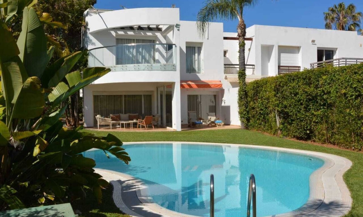 Bouznika Villa | 4BR Luxury Beach Villa with California-Style Pool. Golf & Surf. Pet-Friendly