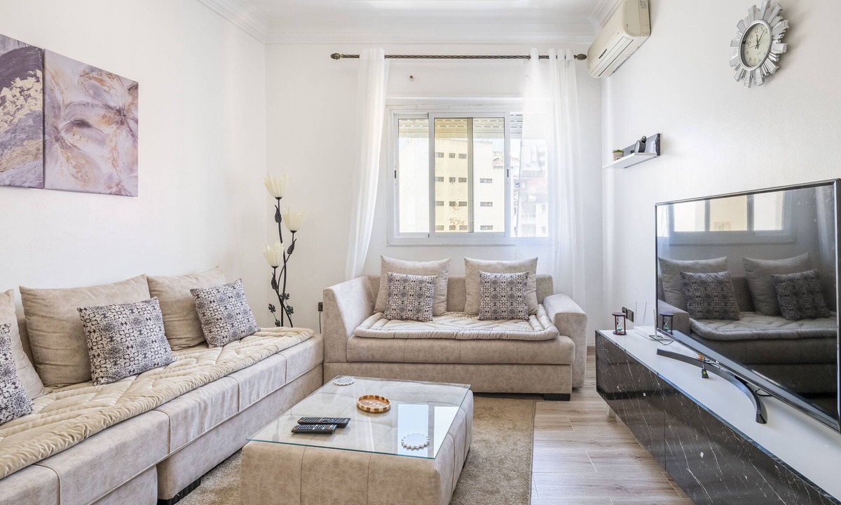 Branes Apartment | Appartement Ensoleillé Au Coeur de Tanger