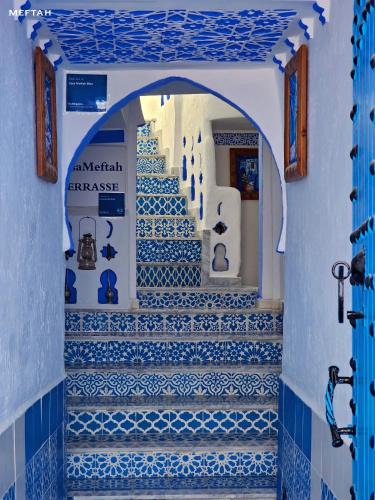 Medina of Chefchaouen Apartment | Casa Meftah Blue