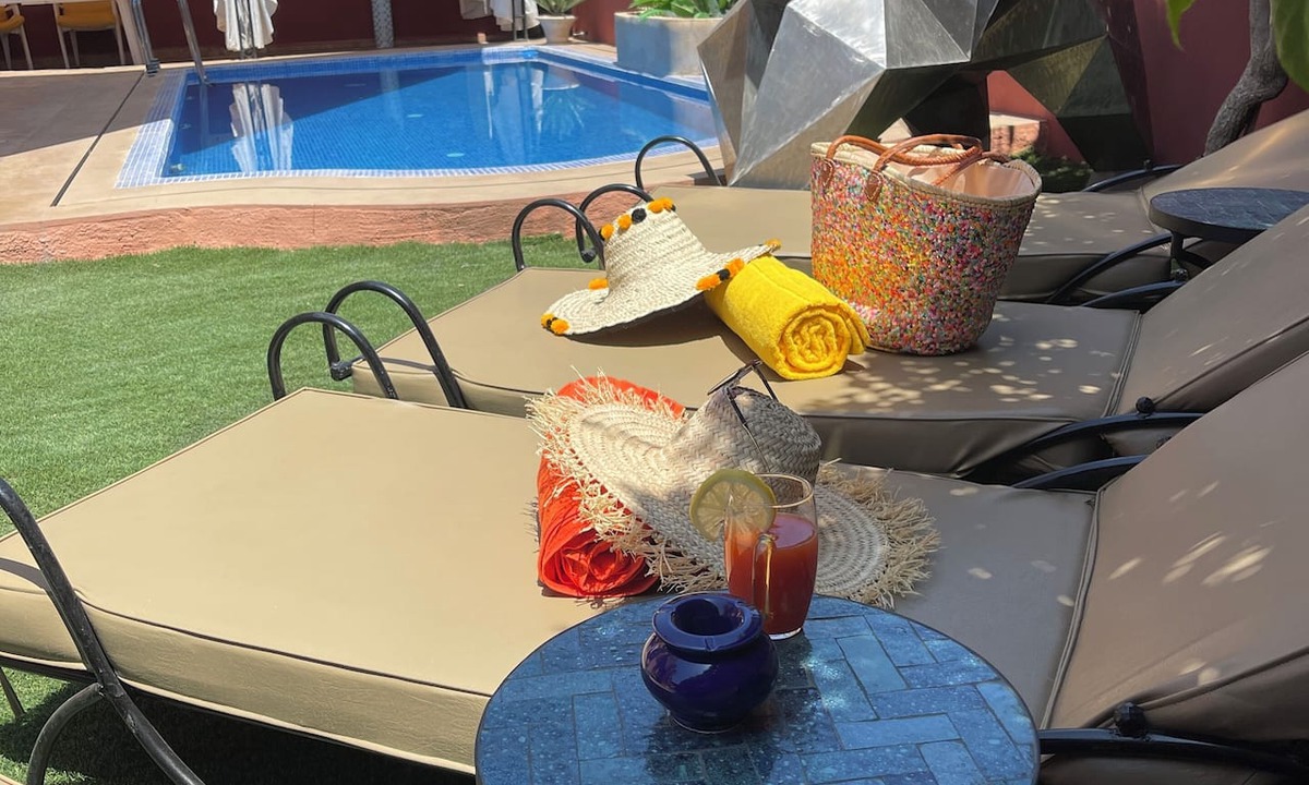 Targa Villa | Charming riad with half-board included, private heated pool, Jacuzzi, near the city center
