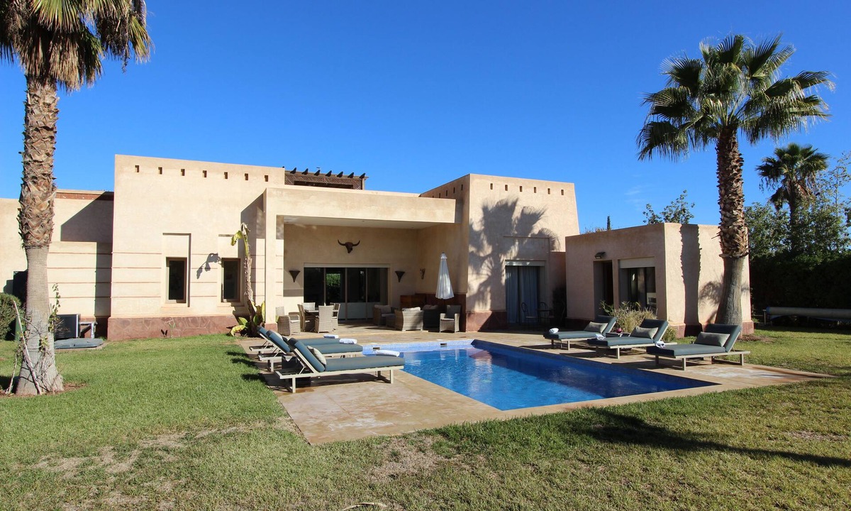Zaouia Sidi Abdallah Ben Sassi Villa | Exceptional villa with private pool in Marrakech, Palmeraie area, Atlas view