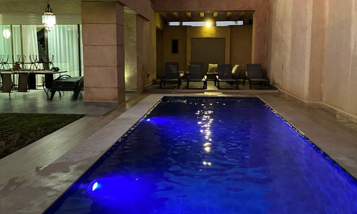Hivernage Villa | Grande Villa Très Proche Centre Ville, Avec Piscine, Terrain de Boules sur Golf