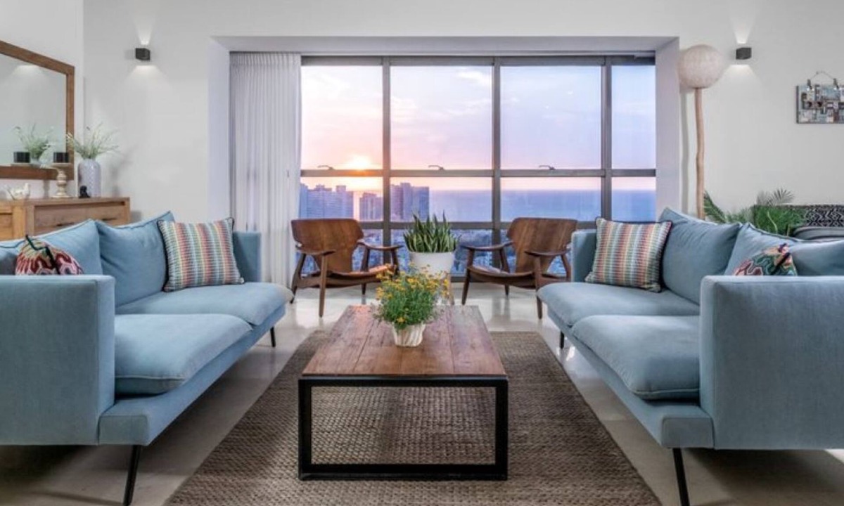 Kerem HaTeimanim Condo | High Floor Sea View Serviced Building