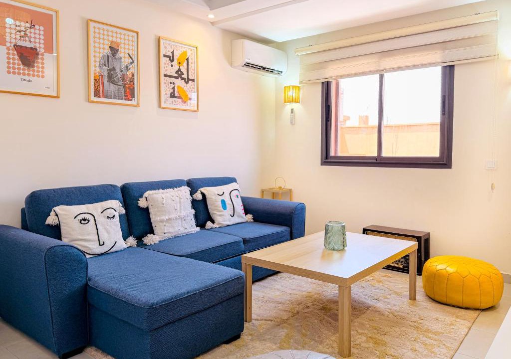 Daoudiate Apartment | Jardin Yves Chic 2 bedrooms - AC - Parking