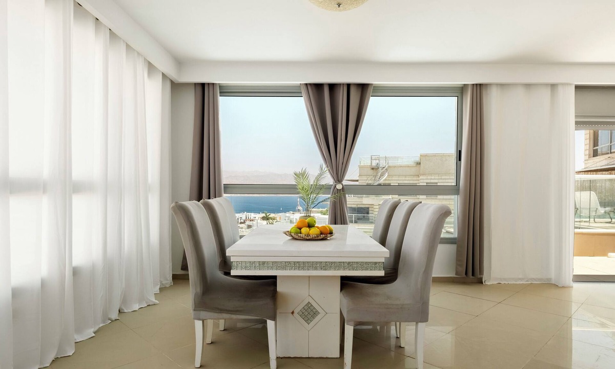 Eilat Apartment | Mamad Sea View Penthouse Near the Beach