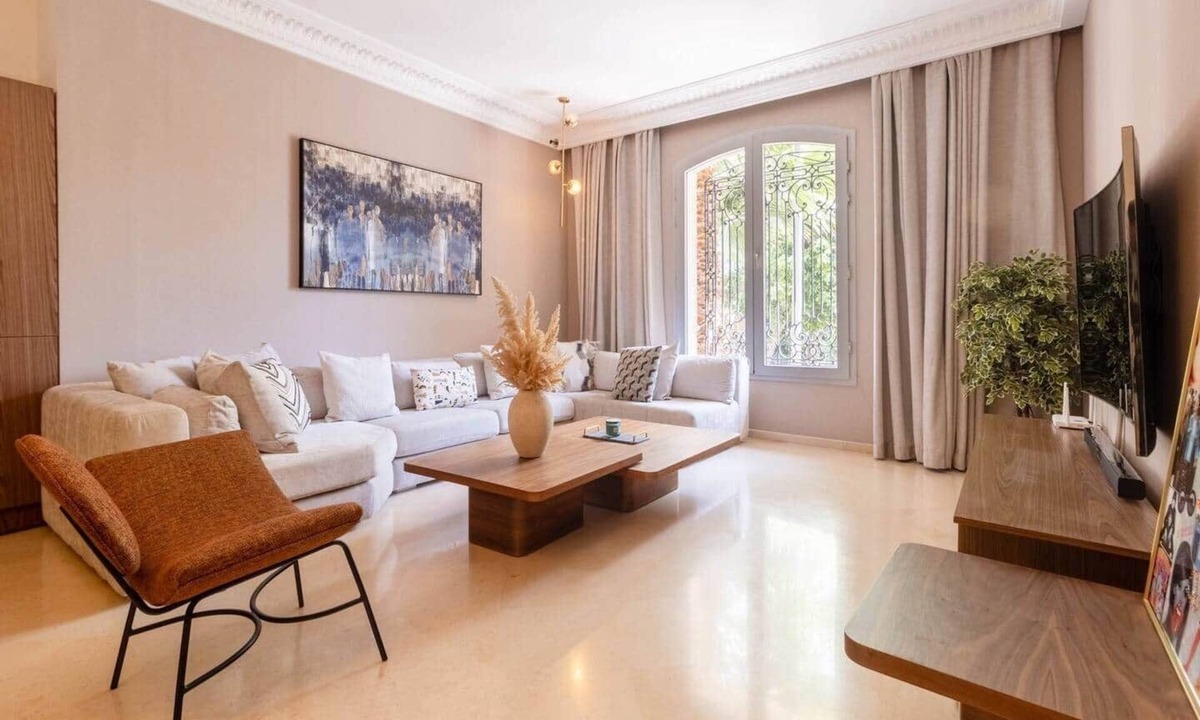 Casablanca City Center Apartment | Number One Racine 2BR Terrace + parking