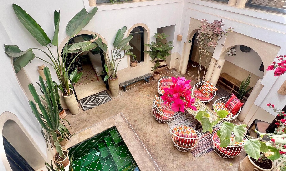 Mouassine House | Private medina riad - Swimming pool - Petanque & services