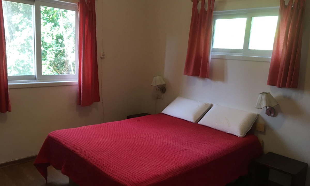 Herzliya Apartment | Private room and bathroom with lovely garden.