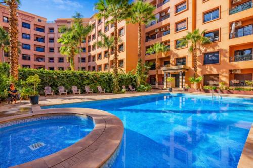 Hivernage Apartment | Royal Pool Apartment 2BR - Central Marrakech