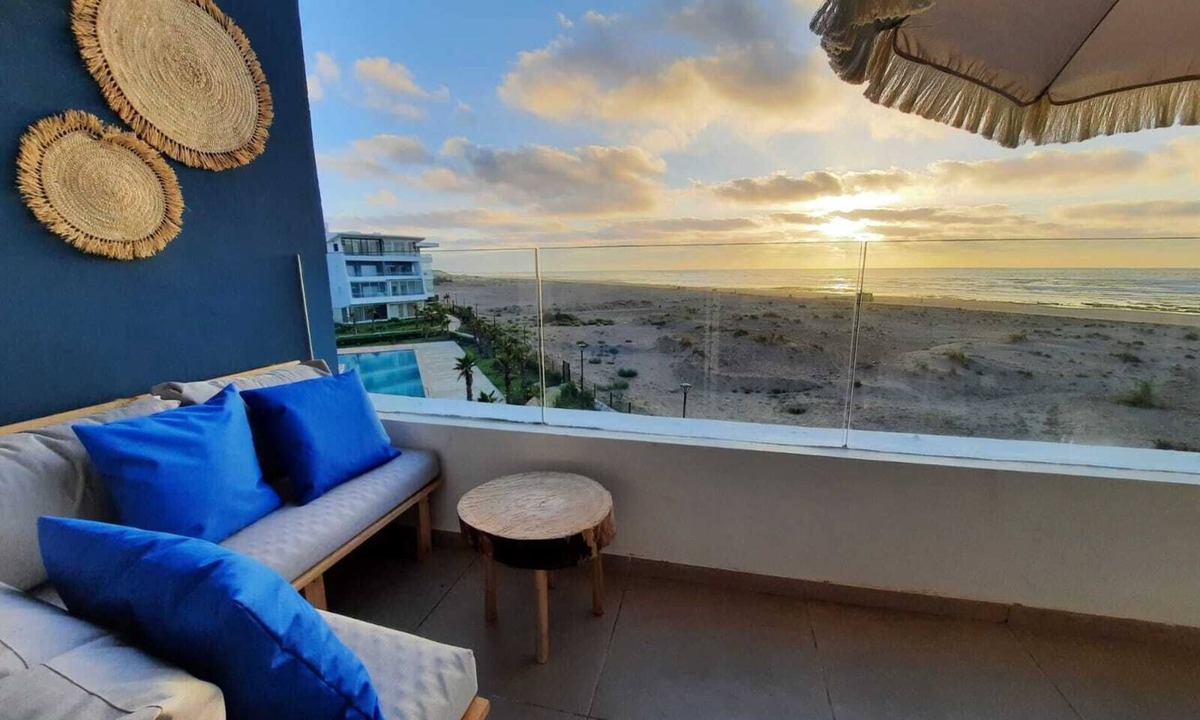 Lamharza Essahel Apartment | Sidi Rahal Blue View, beach & pool, sea view