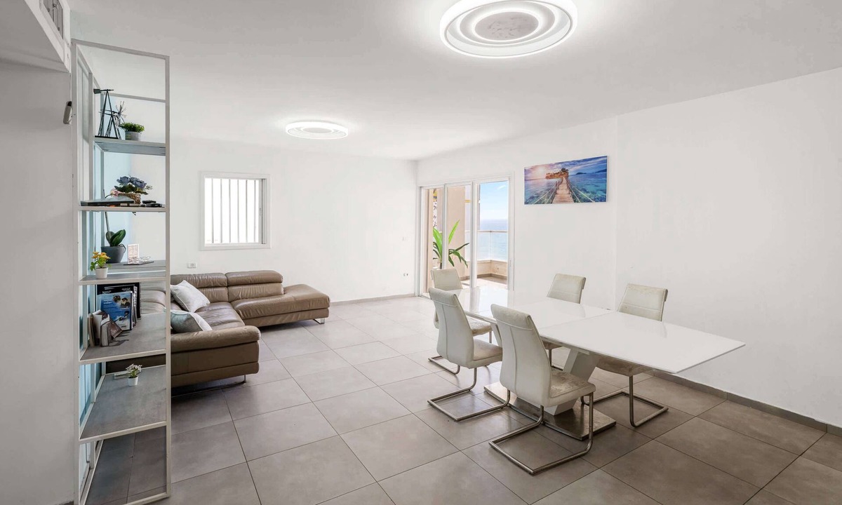 Netanya Apartment | Stunning Sea View 3BDR With Terrace By Isrentals