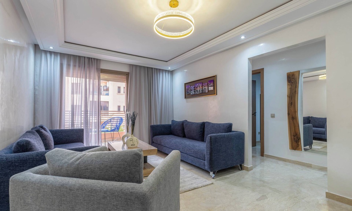 Semlalia Apartment | Stylish apartment with swimming pool, sauna and hammam in central Marrakech