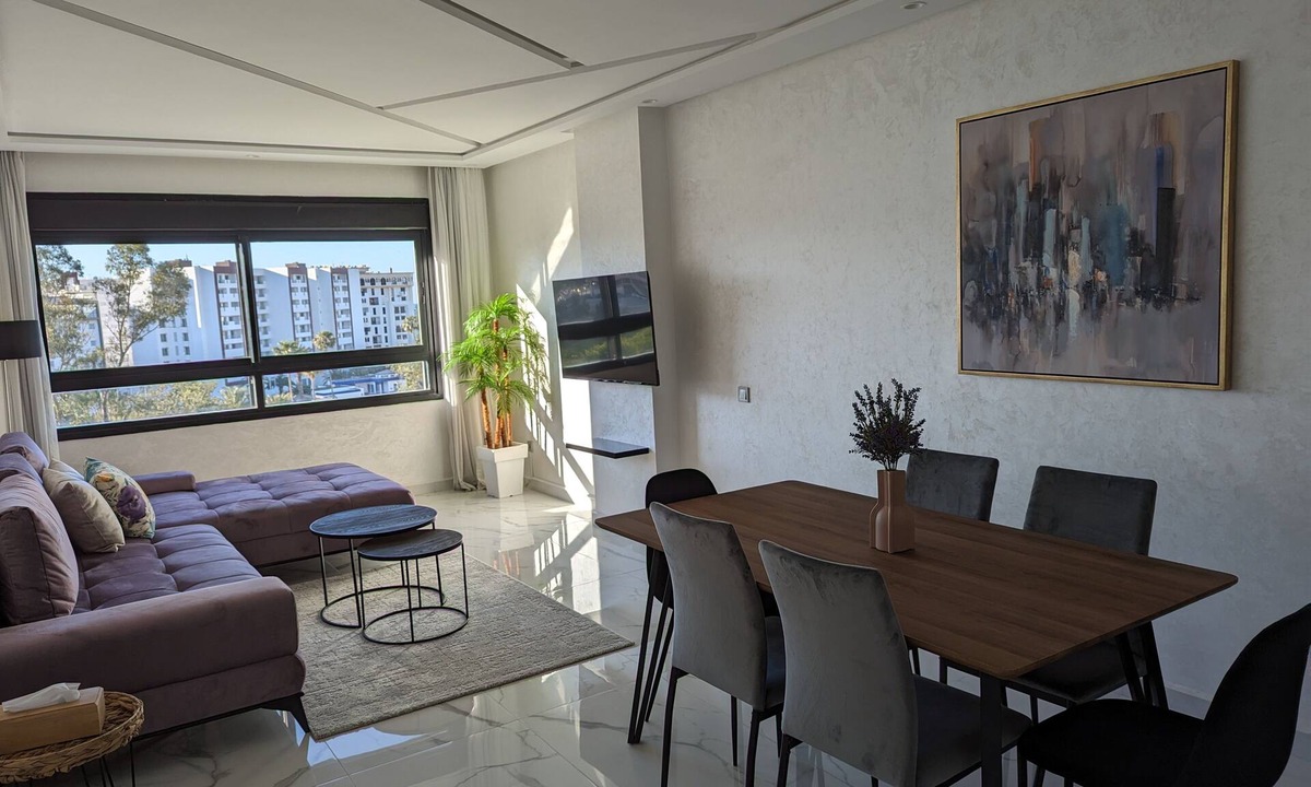 Malabata Apartment | Superb 2BR & 2BA with Seaview in the heart of Tangier