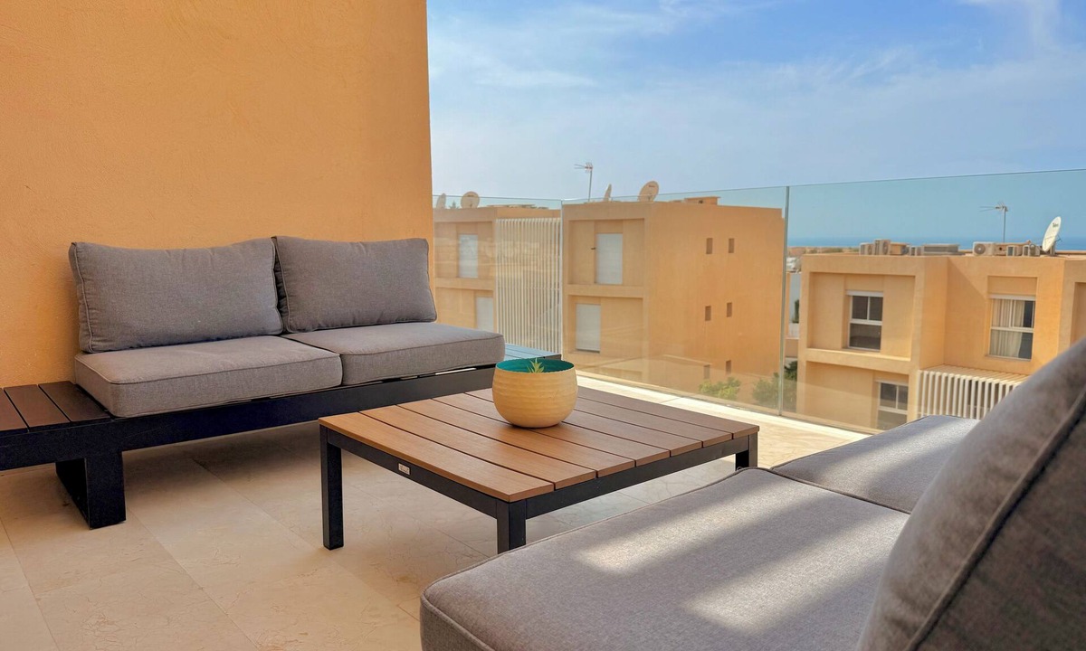 Tamrhakht Apartment | The Aesthetic Loft with view and pools access in Taghazout Bay