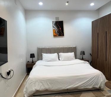 Al Kharj Apartment | استديو بسرير ماستر ودخول ذكي
