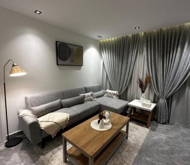 Al Aqiq Apartment | شقة انيقة بصالة وغرفة نوم - مدخل خاص