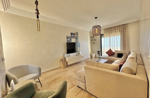 Diour Jamaa Apartment | 2 Bedroom Apartment Sea View 🌊 + Free Parking | Rabat
