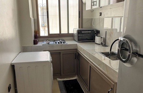 Hay El Farah Apartment | Adorable 1-bedroom apartment with AC in vibrant Agadir
