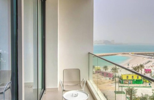 Manama Apartment | Amazing 1BR BeachFront Apt, Marassi Shores, near Marassi galleria & Vida Resort