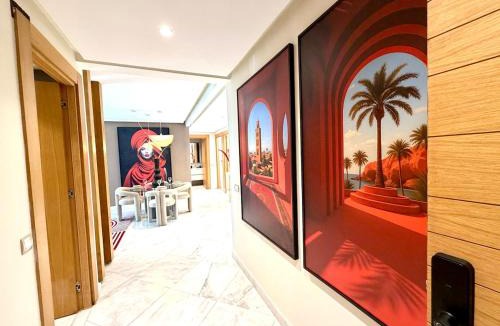 RACINE EXTENSION Apartment | ANFA LIVING - Front Sea VIEW 180 -3 bedrooms- LES TERRASSES D'ANFA by ShortStayMaroc
