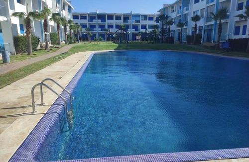 El Mansouria Apartment | Apartment in Mansouria - Swimming pool, Terrace and Ocean view