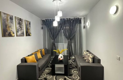 Bouznika Apartment | Apartment Moroccan in Bouznika with 3 Bedrooms & 2 Bathrooms & living room