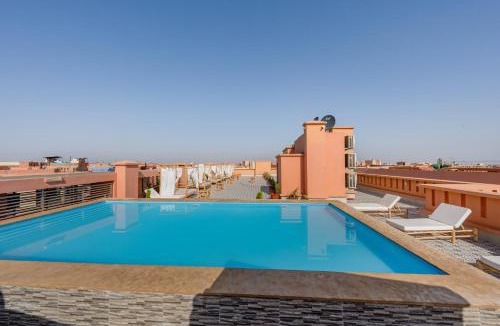 Gueliz Hotel | Appartement Deluxe 2 chambres GUELIZ, Piscines, Spa, Gym