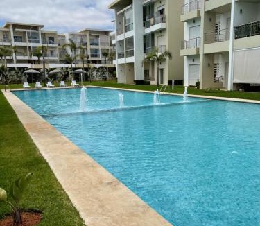 Sidi Rahal Apartment | Bel appartement pied sur mer vue imprenable sur piscine et jardins