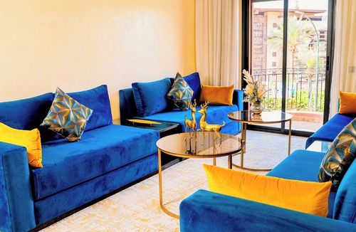 Semlalia Apartment | Charming 2-bedroom apartment with AC in Marrakech Heart