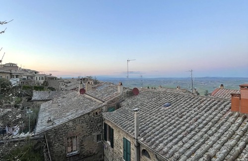 Montalcino Apartment | Charming apartment in the historic center with large terrace and beautiful view