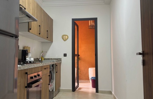 Daoudiate Apartment | Chic Downtown Marrakech Apartment – Pool, Parking & Serenity nnear train station