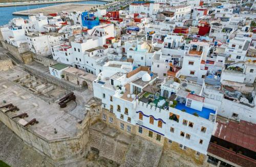 Medina of Tangier House | Colorful traditional Riad w/views of Spain