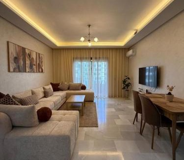Ain Harrouda Apartment | Cozy Studio Vue sur Piscine à Ocean Park Zenata City Eco