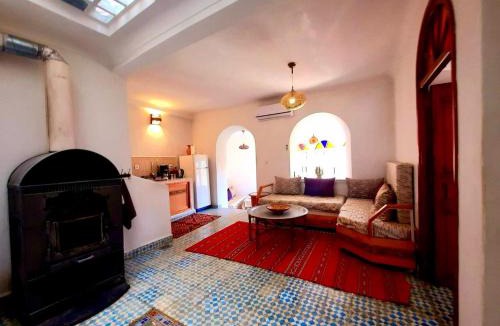 Medina of Chefchaouen Apartment | DAR Dunia Panoramic terrace