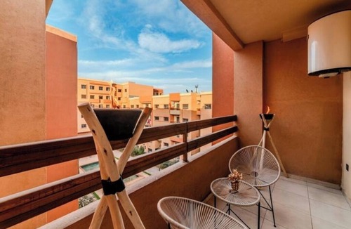 Daoudiate Apartment | Elegant Appt Near MAvenue: Pool-Parking-Balcony