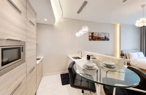 Manama Apartment | Elegant Studio in Bahrain Bay in Waterbay