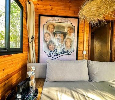 Branes House | Evergreen 1BR Wood Cabin with Bassin & Terrace