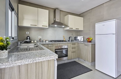 Bouskoura Apartment | Family-Friendly 3BR with Garden & Outdoor Space