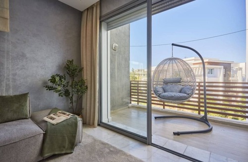 Bouskoura Apartment | Family-Friendly 3BR with Garden & Outdoor Space
