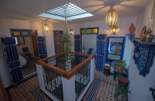 Chefchaouen House | La Mansoura Maison en Format de Riad Dans la Médina de Chefchaouen Ville Bleu