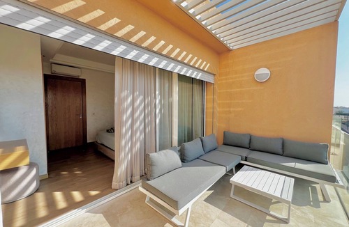 Tamrhakht Apartment | Le Charmant with view and access to pool and beach at Taghazout Bay