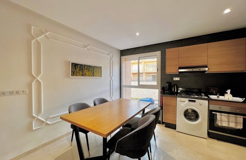 Tamrhakht Apartment | Le Romarin with pool view and beach access at Taghazout Bay