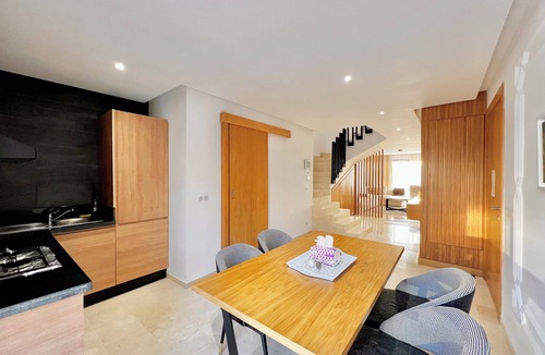 Tamrhakht Apartment | Le Romarin with pool view and beach access at Taghazout Bay