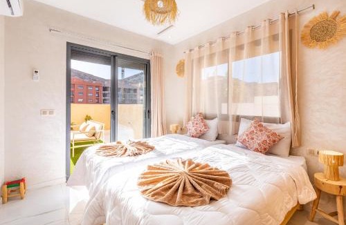 Camp El Ghoul Apartment | Luxe et Calme de Guéliz avec Grande Terrasse