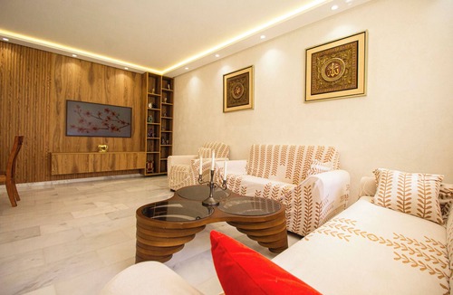 Tangier Apartment | Luxury 2-Bedroom Pool, Quiet & Spacious