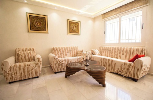 Tangier Apartment | Luxury 2-Bedroom Pool, Quiet & Spacious