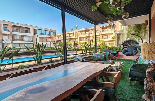 Agdal Apartment | Luxury apartment | Sophisticated design, poolside.